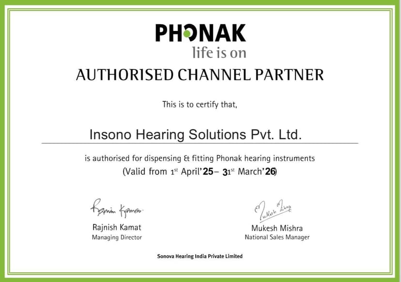 Phonak Authorised Channel Partner - Insono Hearing Solutions
